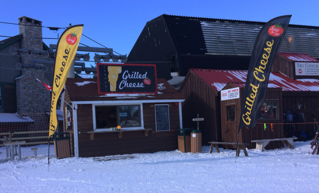 VT Grilled Cheese Food Cart food truck pop Up Shop Signage