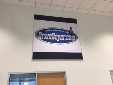 Interchangeable, aluminum frame tension fabric display in Morristown, NJ